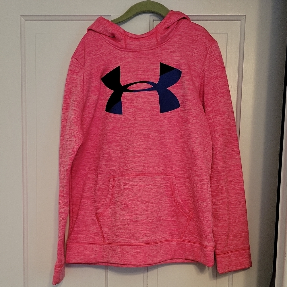 Under Armour Pink Hoodie with Logo